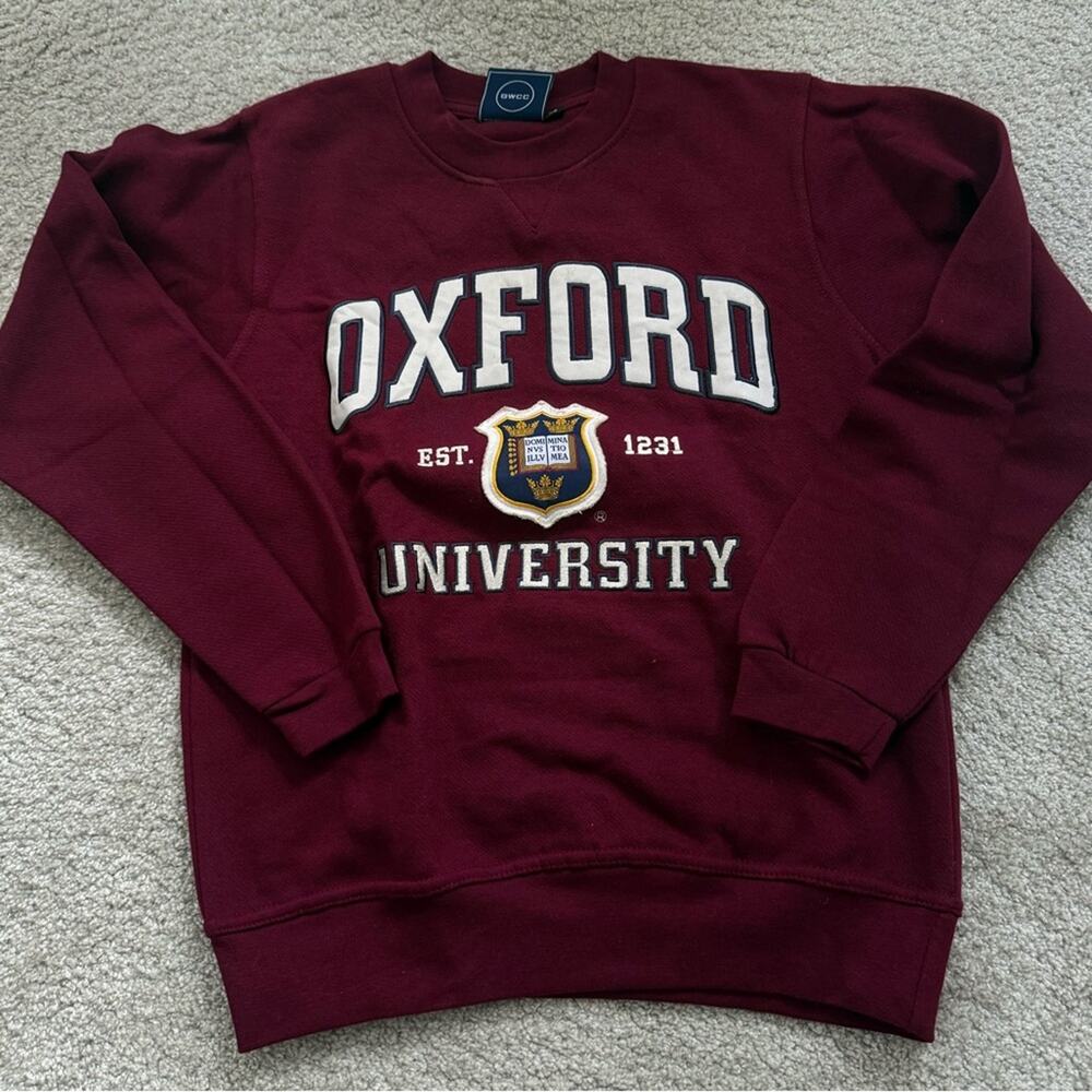 Oxford University Maroon Sweater
